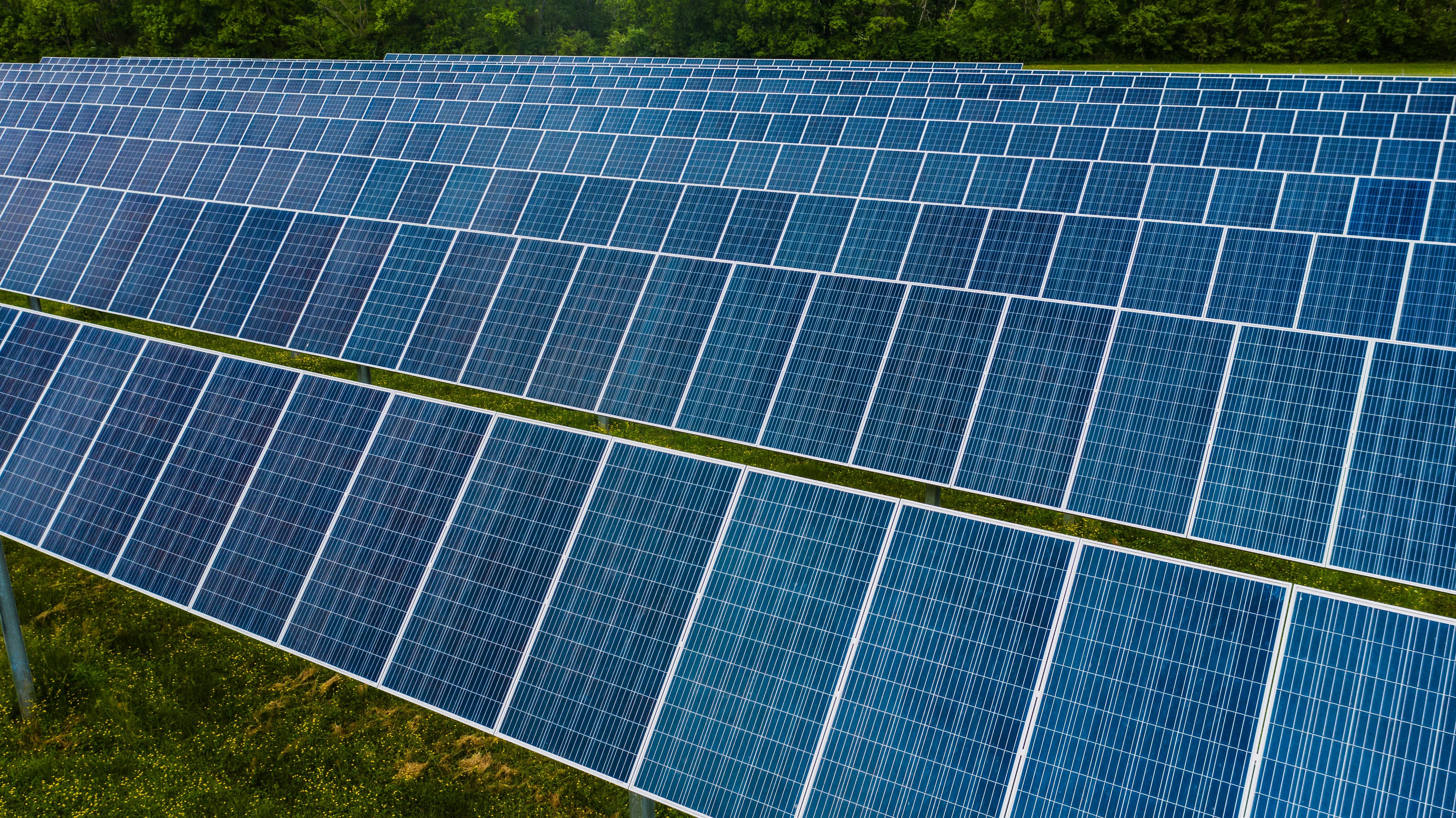 Solar Installation in Fields