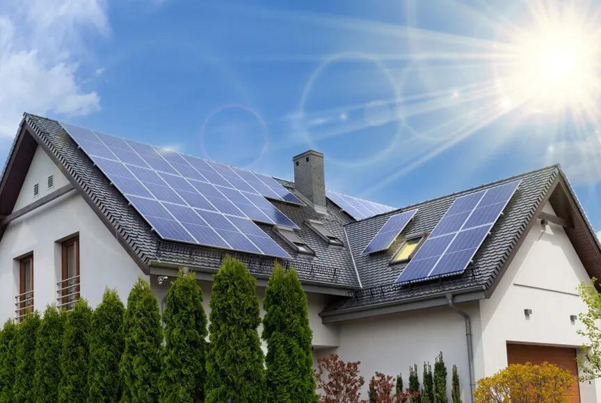 Normal House Solar Installation